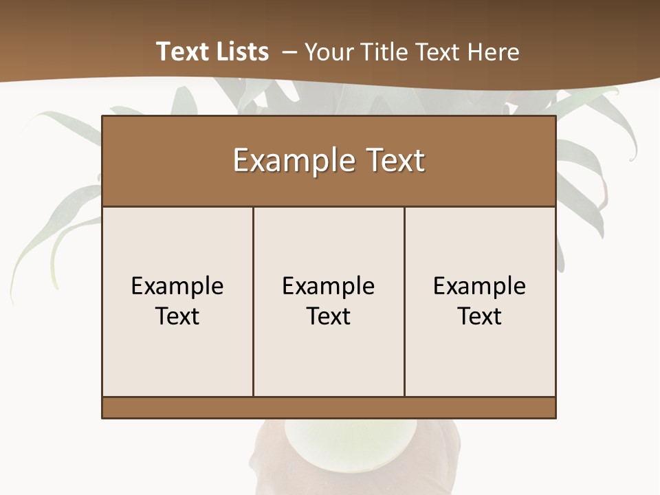 Biology Jungle Cone PowerPoint Template