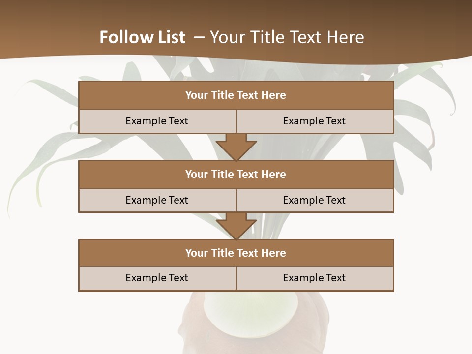 Biology Jungle Cone PowerPoint Template