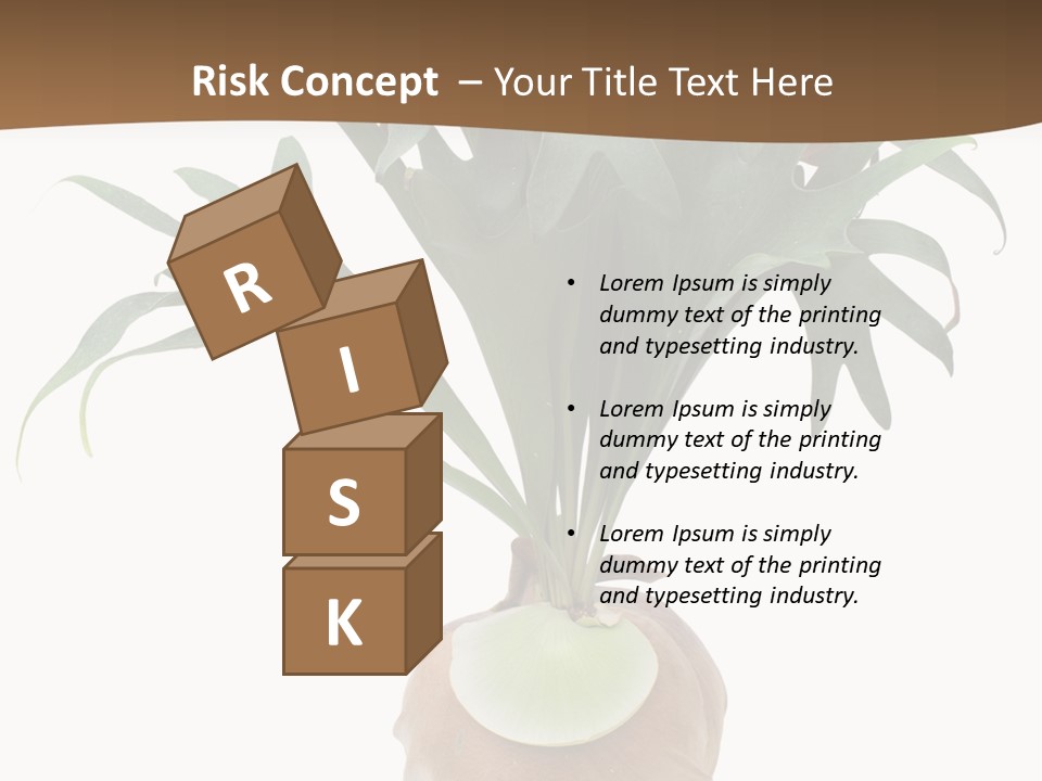 Biology Jungle Cone PowerPoint Template