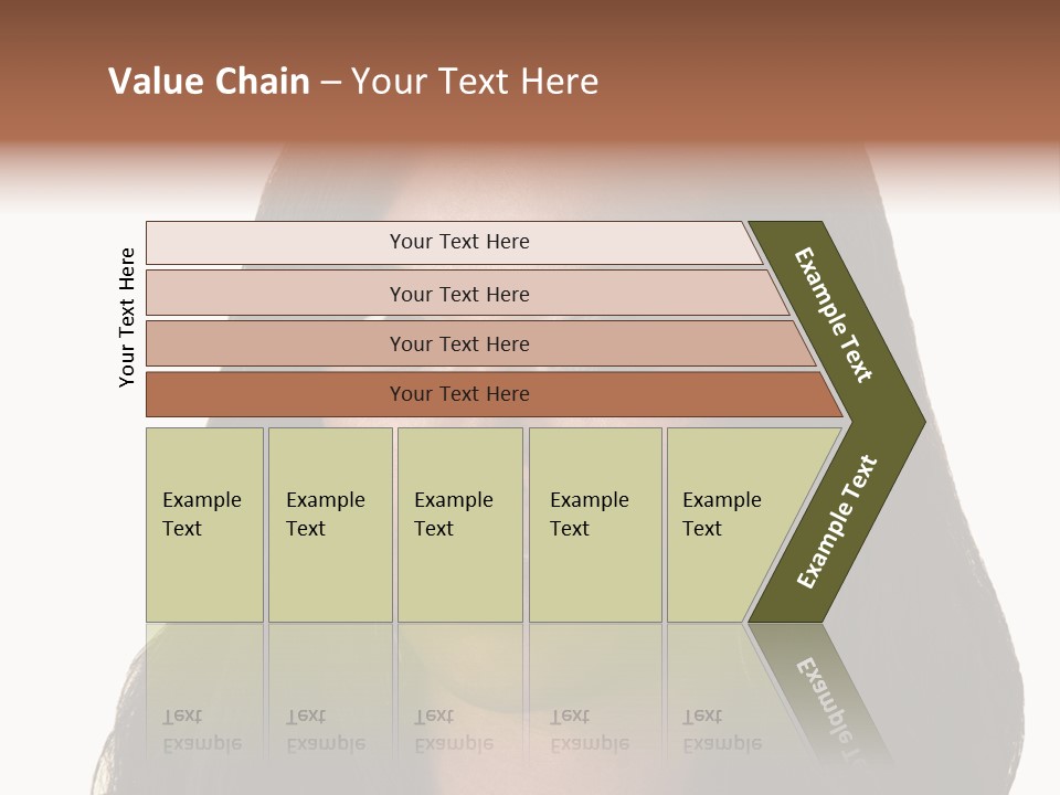 Sleeveless Woman Long Hair PowerPoint Template