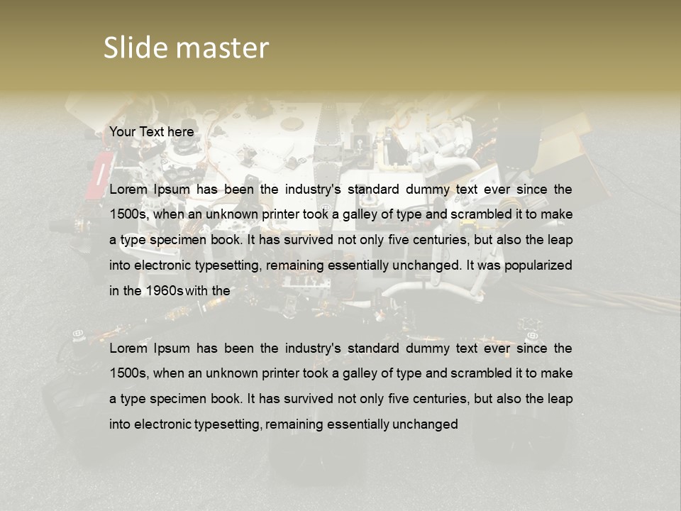 Jpl Cal Tech Jet Propulsion Laboratory PowerPoint Template