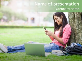 School Mobile Academic PowerPoint Template