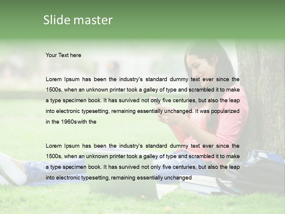 School Mobile Academic PowerPoint Template