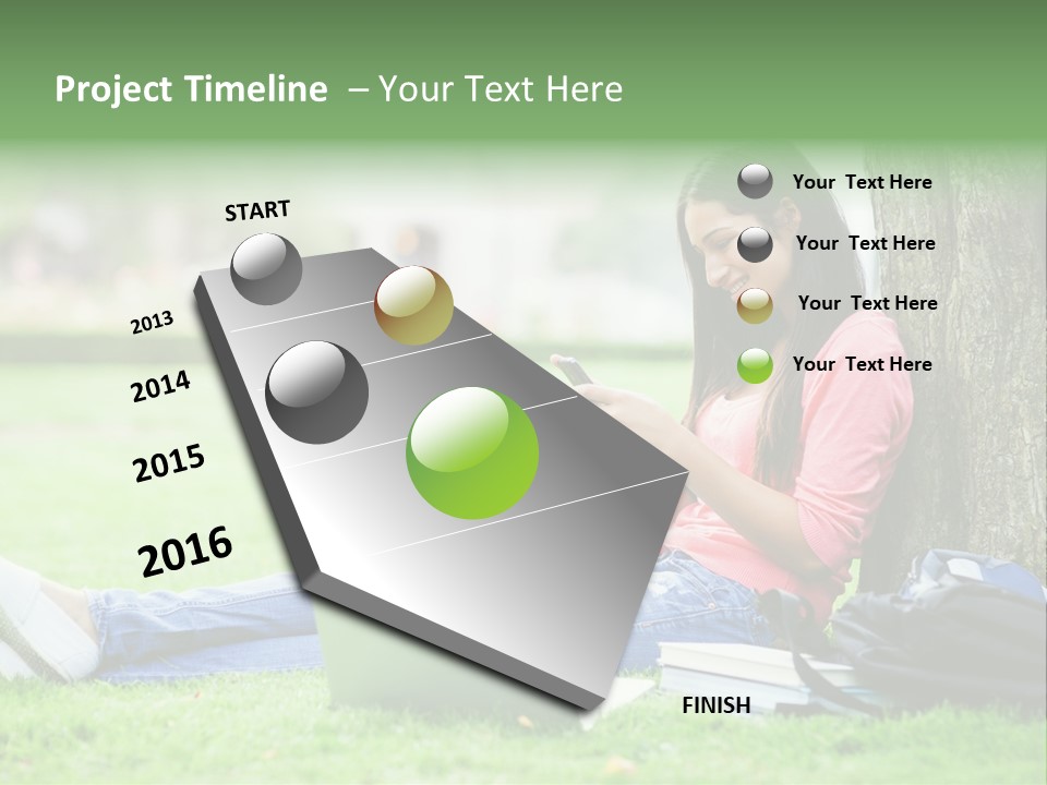 School Mobile Academic PowerPoint Template