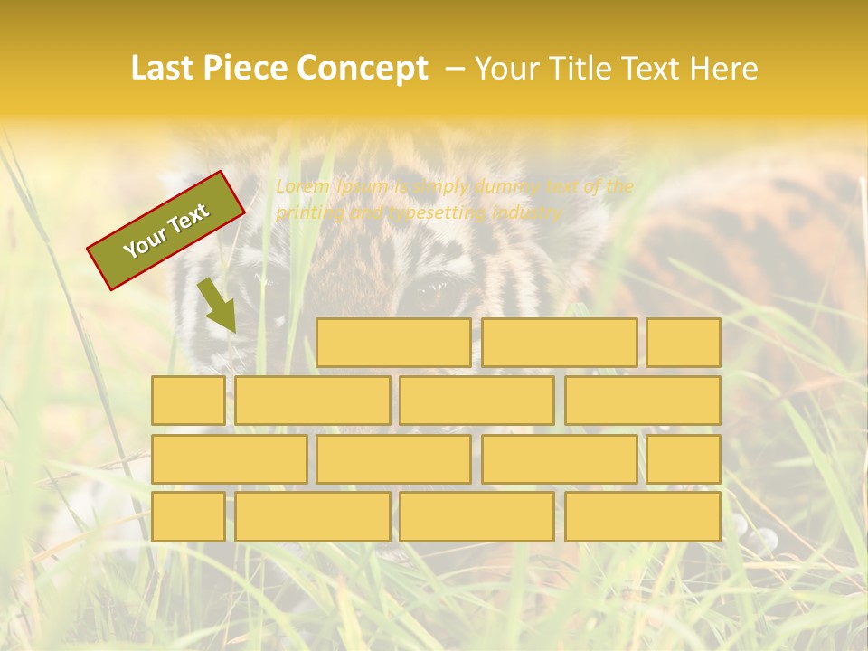 Angry Tigris Dangerous PowerPoint Template