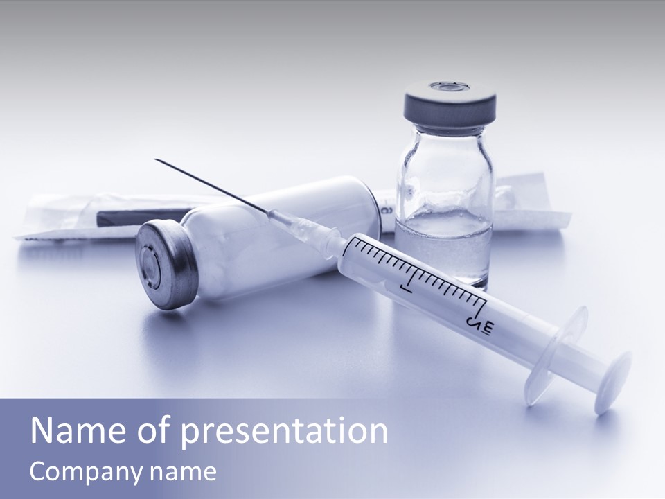 Immunization Vaccine Medication PowerPoint Template