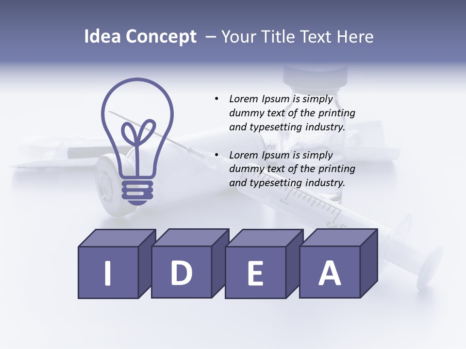 Immunization Vaccine Medication PowerPoint Template