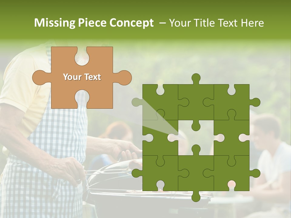 Dinner Daughter Summer PowerPoint Template