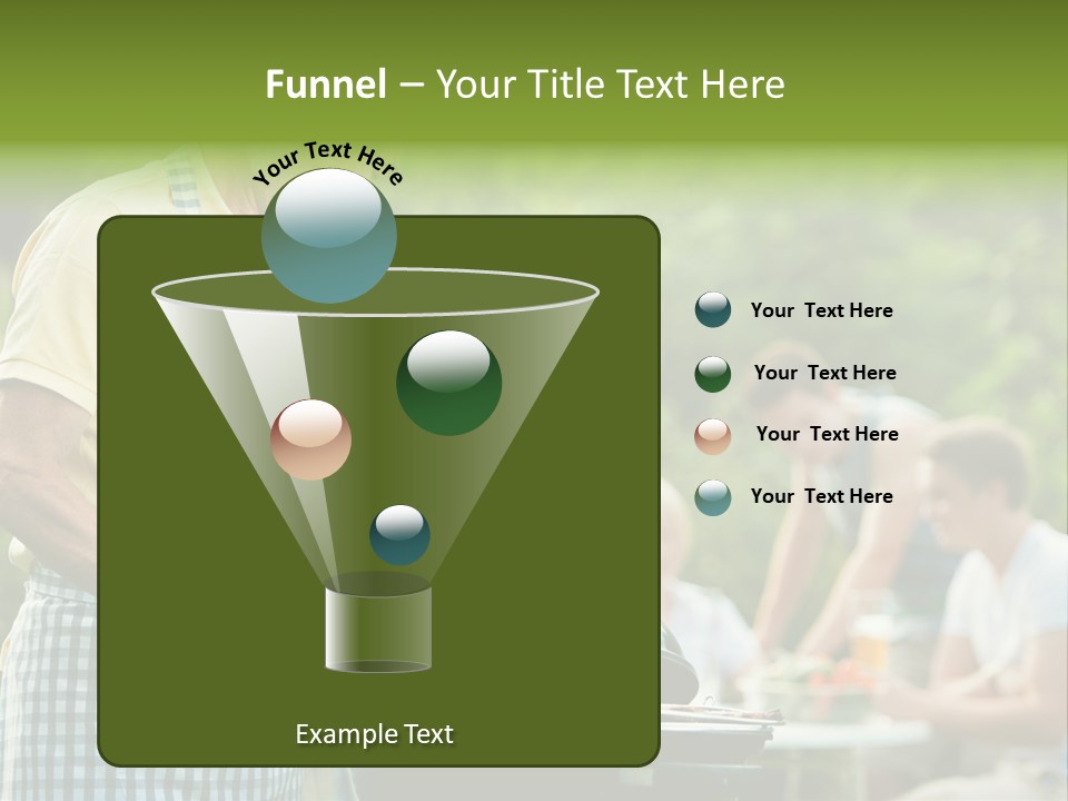 Dinner Daughter Summer PowerPoint Template