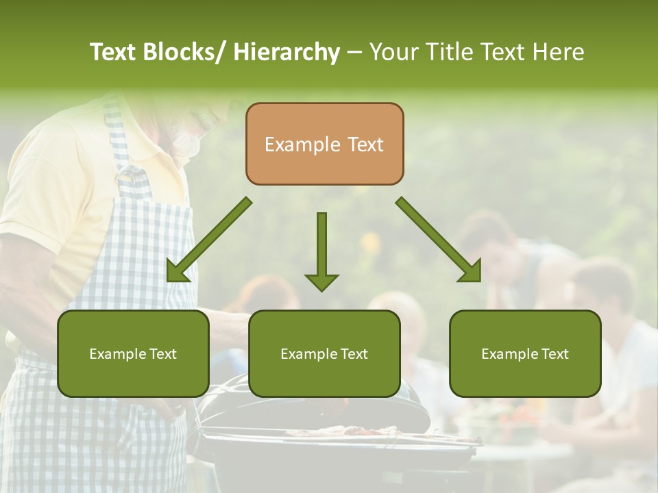 Dinner Daughter Summer PowerPoint Template