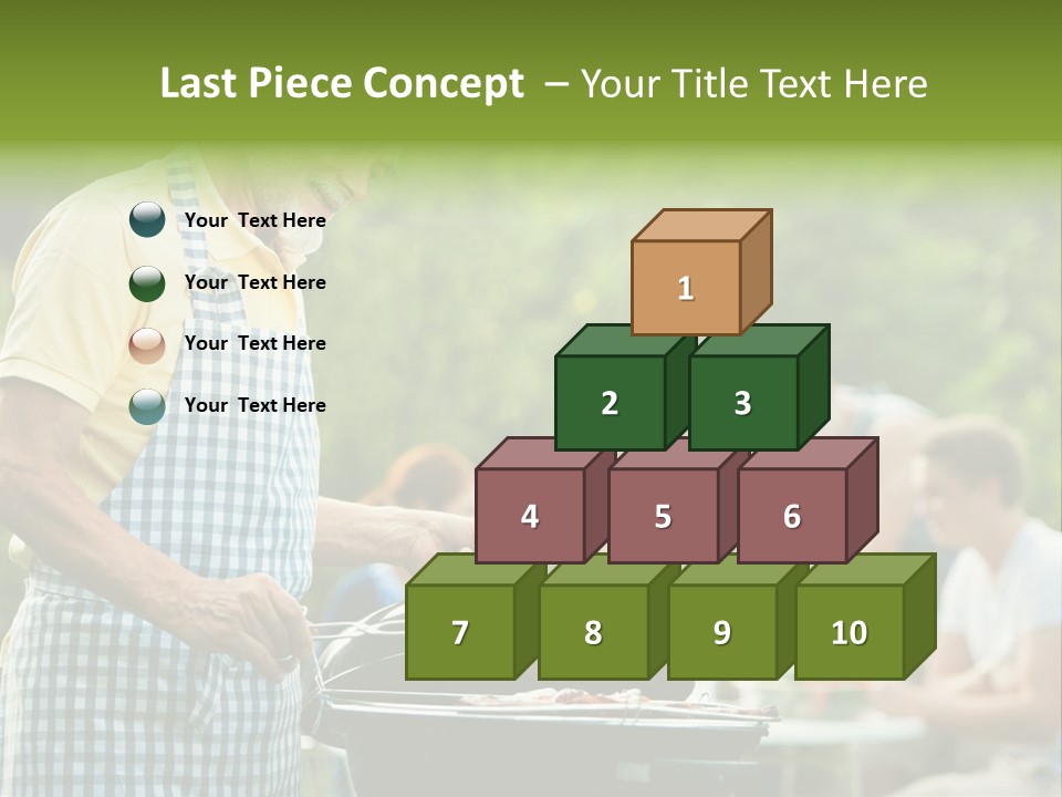 Dinner Daughter Summer PowerPoint Template