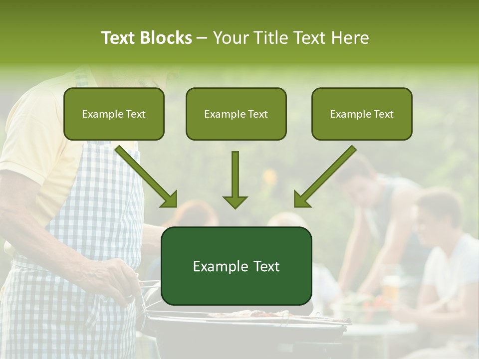 Dinner Daughter Summer PowerPoint Template