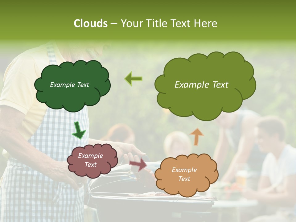 Dinner Daughter Summer PowerPoint Template