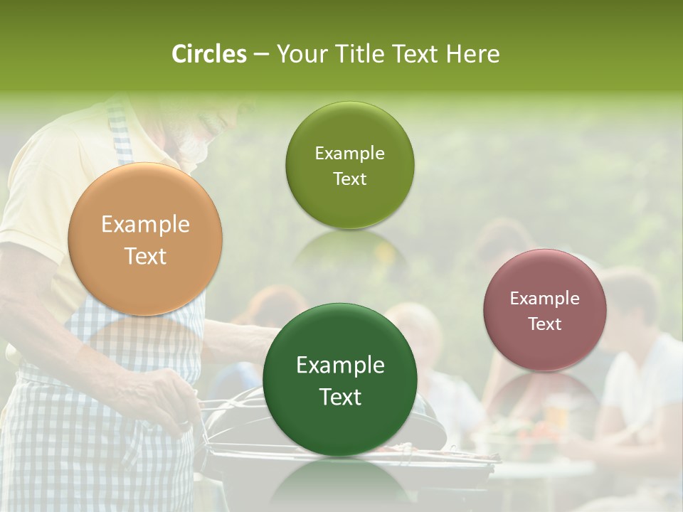 Dinner Daughter Summer PowerPoint Template