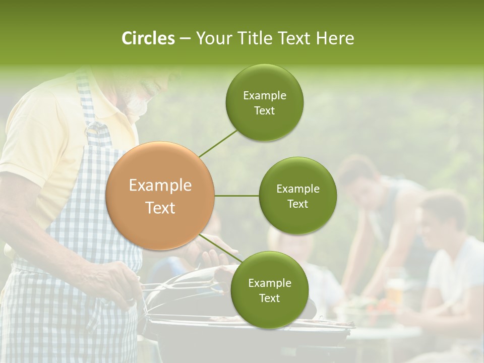 Dinner Daughter Summer PowerPoint Template