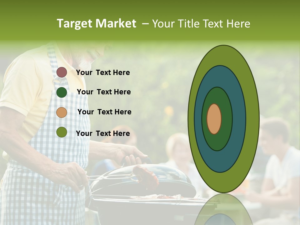 Dinner Daughter Summer PowerPoint Template