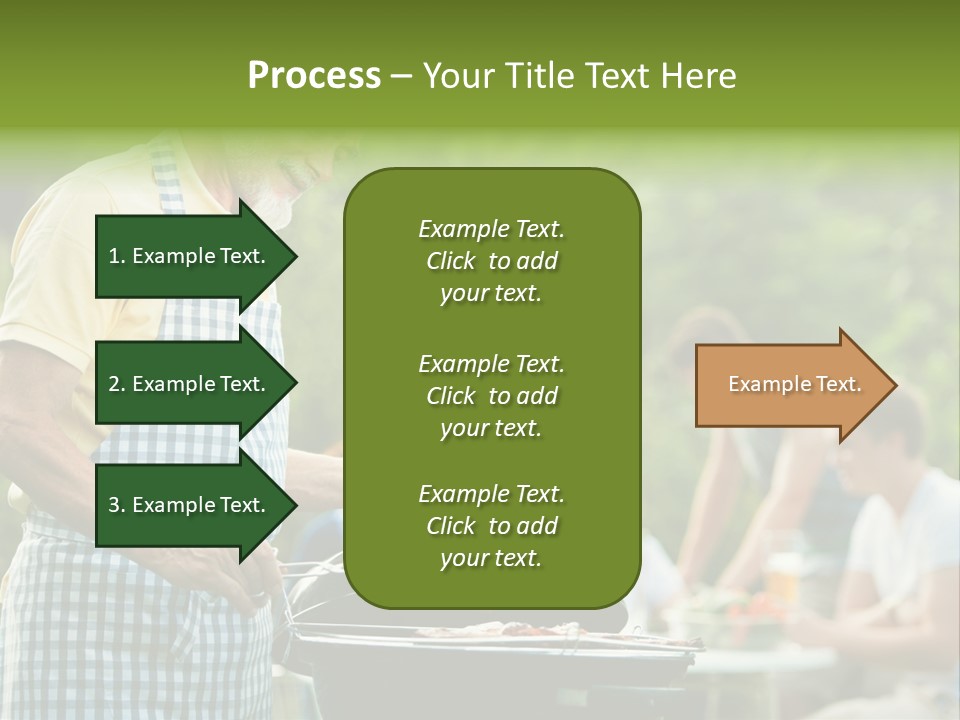 Dinner Daughter Summer PowerPoint Template