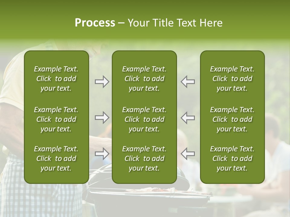 Dinner Daughter Summer PowerPoint Template