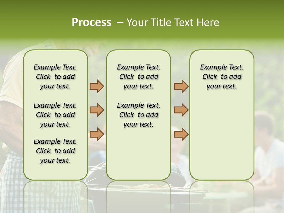 Dinner Daughter Summer PowerPoint Template
