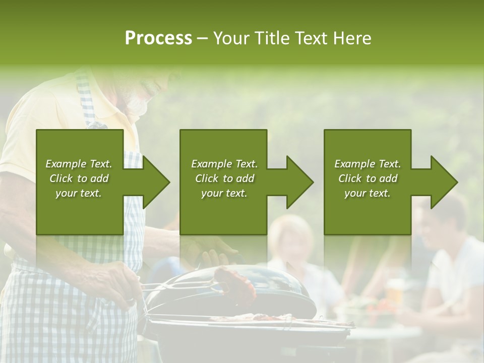 Dinner Daughter Summer PowerPoint Template