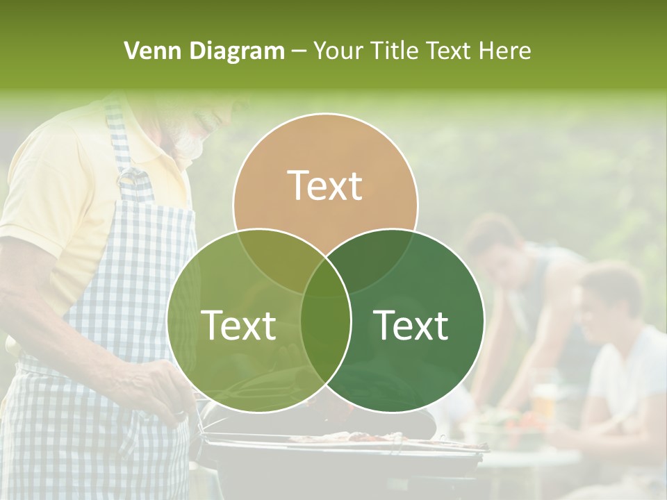 Dinner Daughter Summer PowerPoint Template
