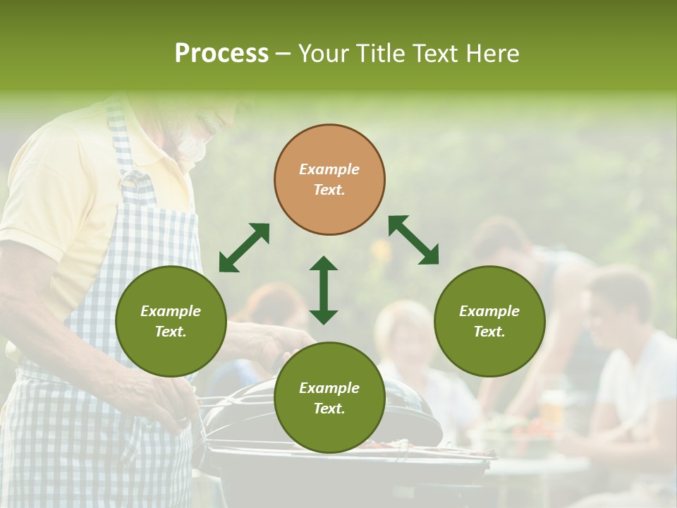 Dinner Daughter Summer PowerPoint Template