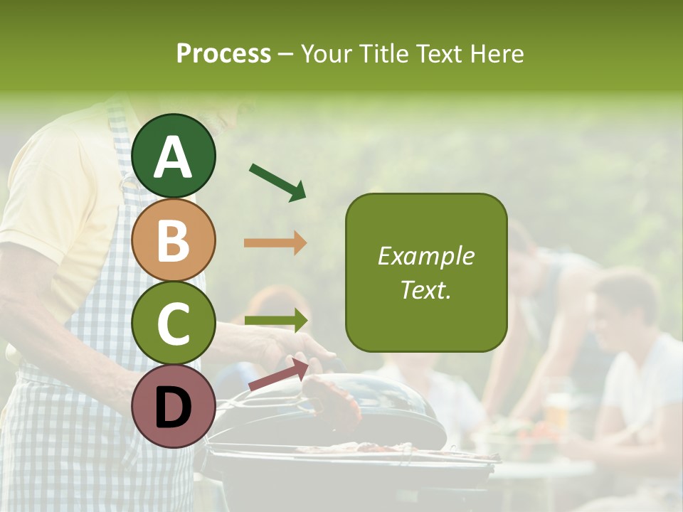 Dinner Daughter Summer PowerPoint Template