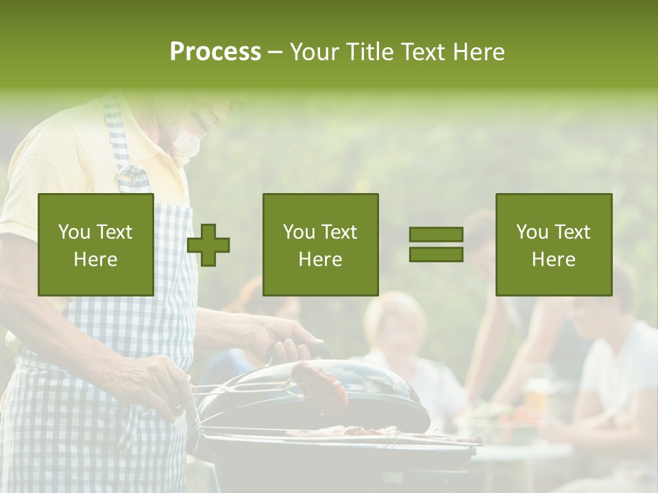 Dinner Daughter Summer PowerPoint Template