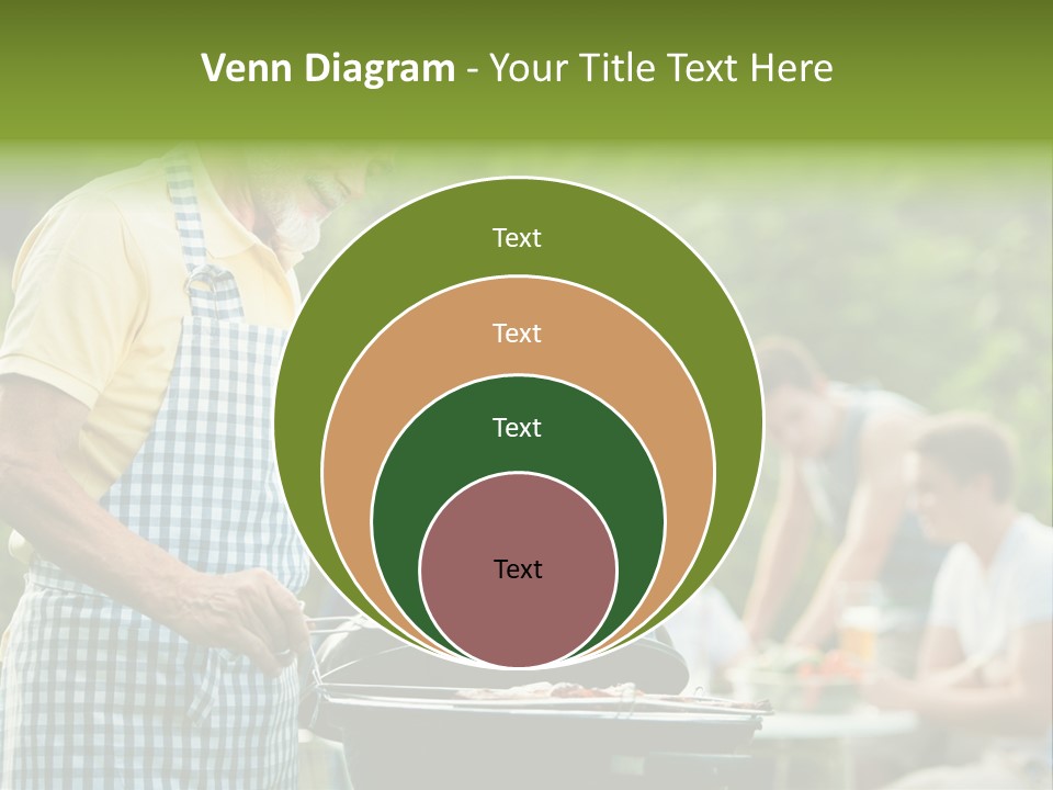 Dinner Daughter Summer PowerPoint Template