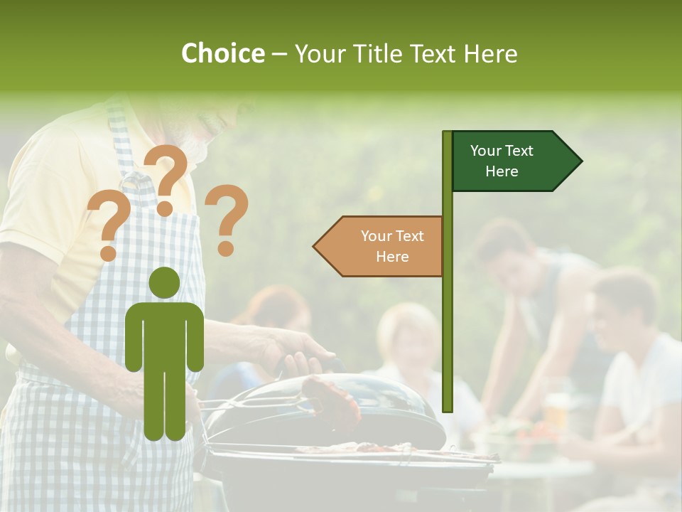 Dinner Daughter Summer PowerPoint Template