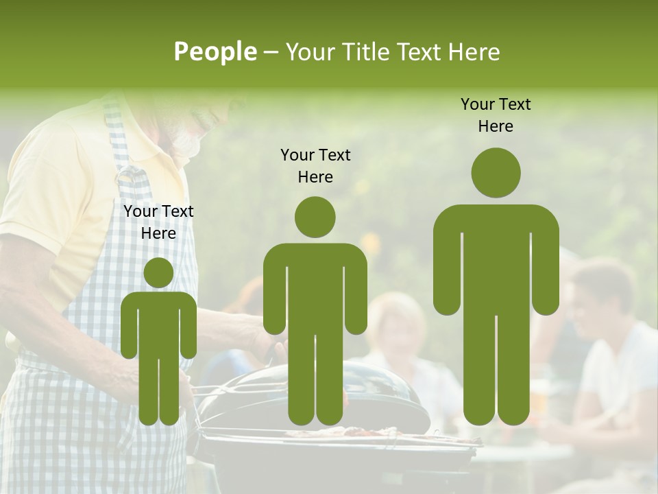 Dinner Daughter Summer PowerPoint Template