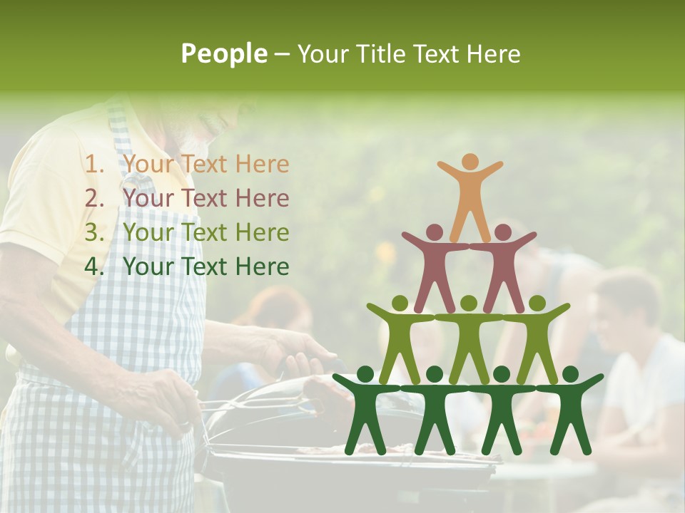 Dinner Daughter Summer PowerPoint Template