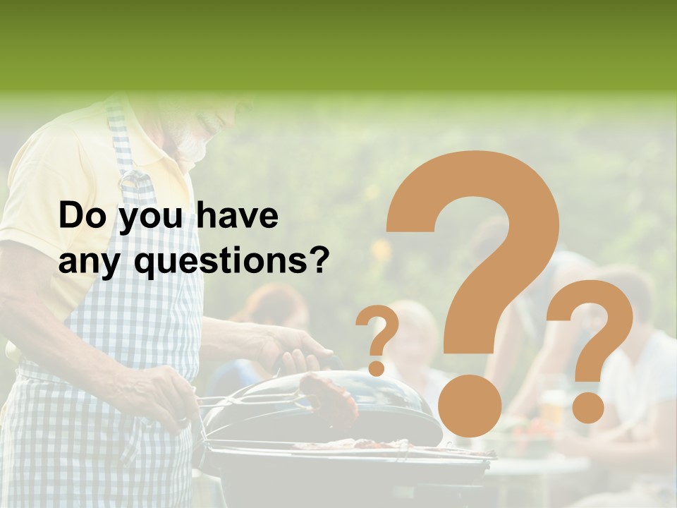 Dinner Daughter Summer PowerPoint Template