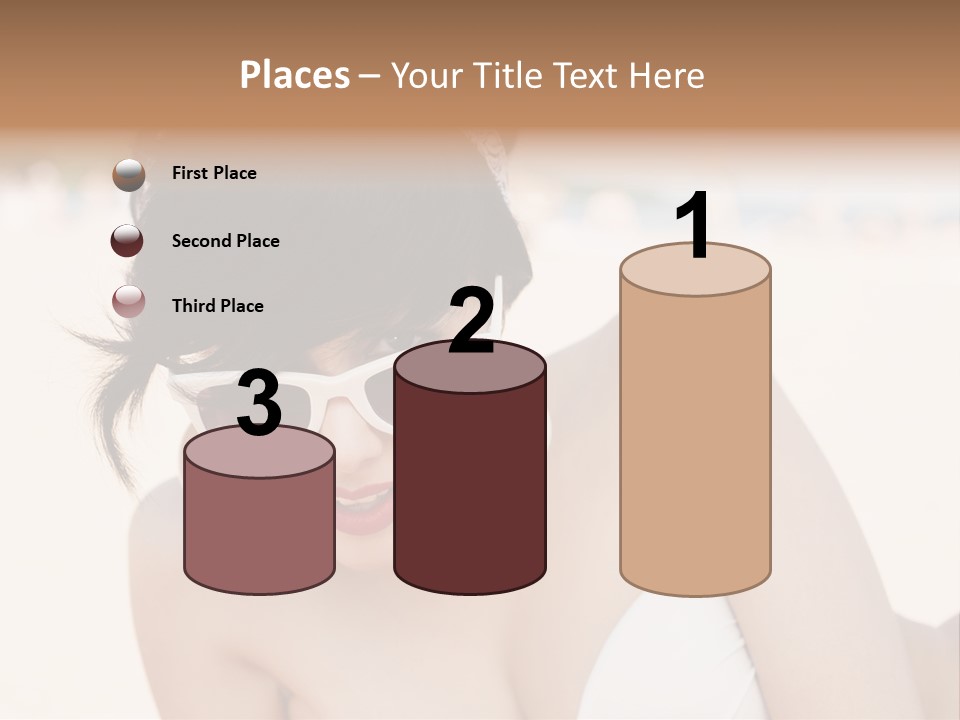 Water Beach White PowerPoint Template