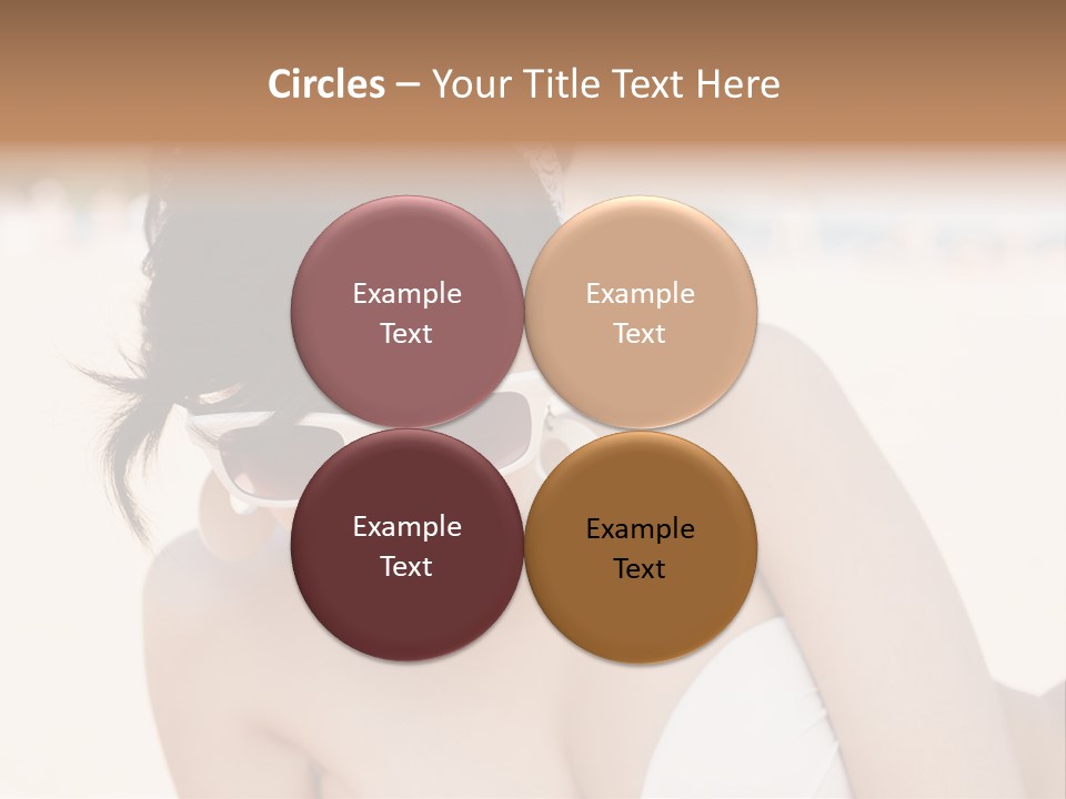 Water Beach White PowerPoint Template