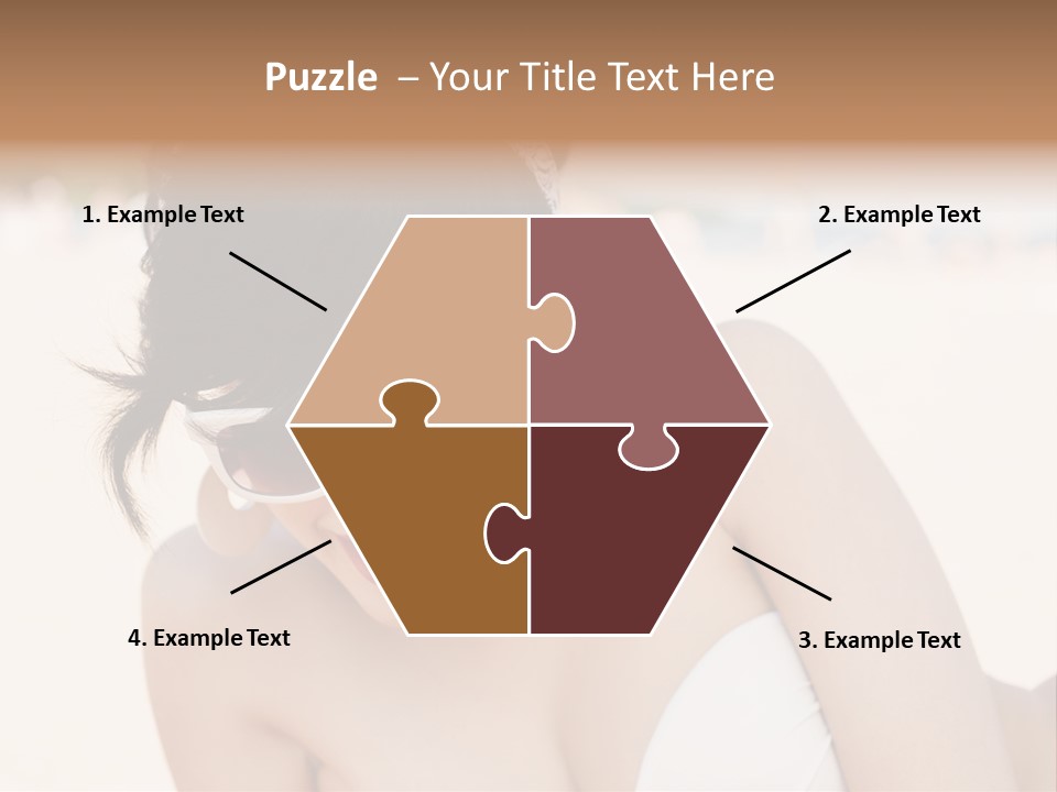 Water Beach White PowerPoint Template