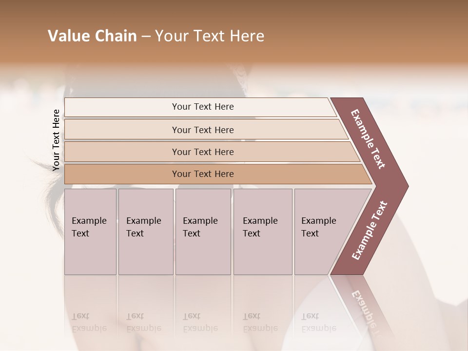 Water Beach White PowerPoint Template