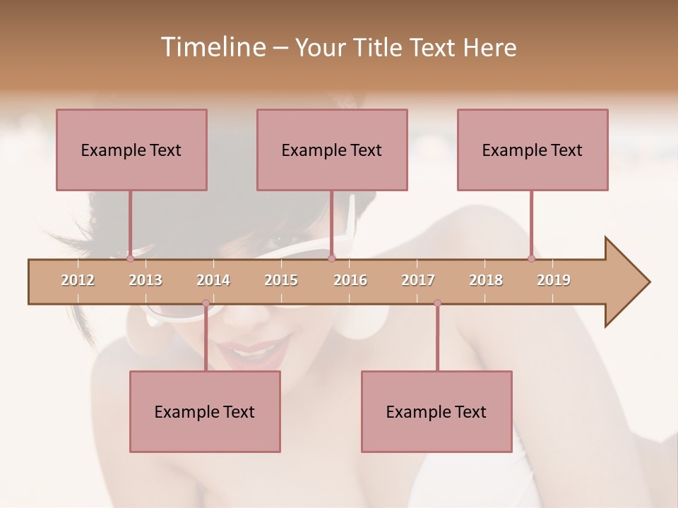 Water Beach White PowerPoint Template