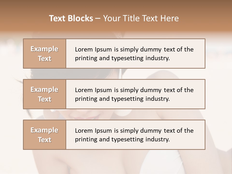 Water Beach White PowerPoint Template