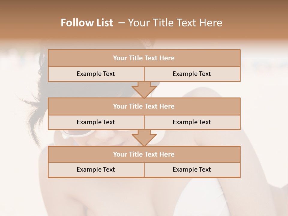 Water Beach White PowerPoint Template