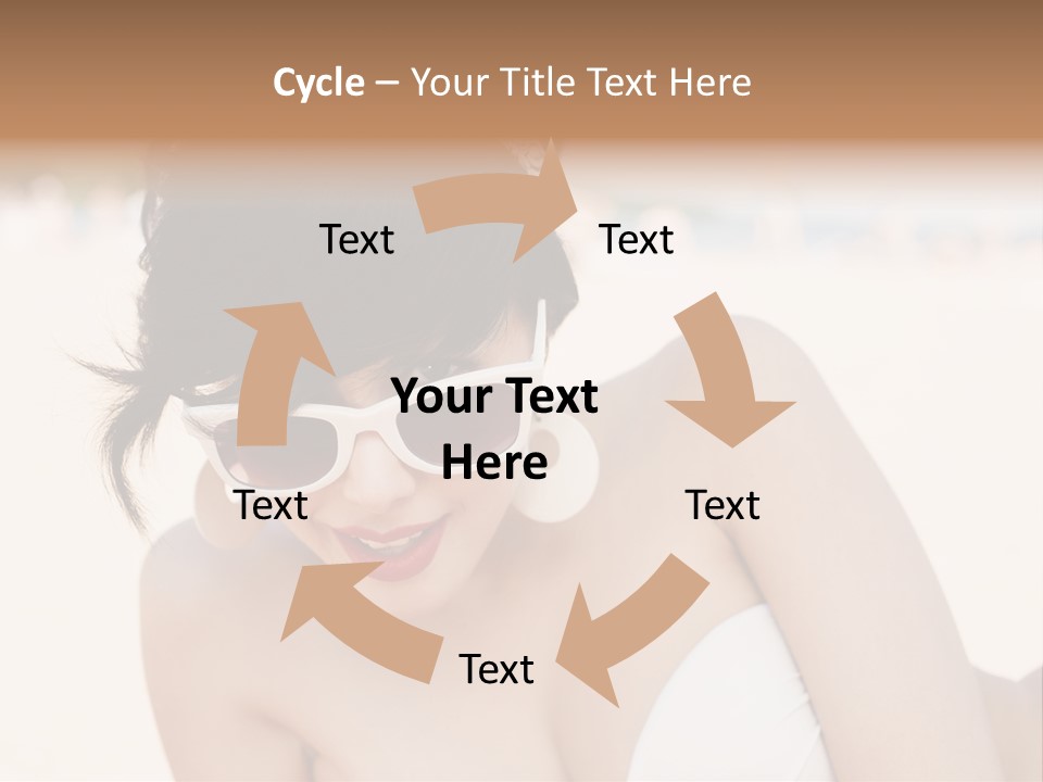 Water Beach White PowerPoint Template