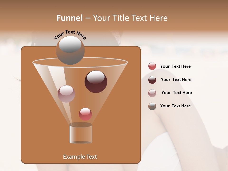 Water Beach White PowerPoint Template