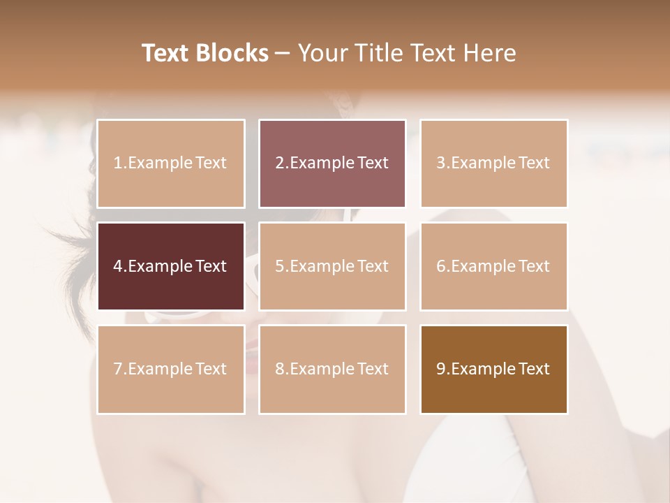 Water Beach White PowerPoint Template