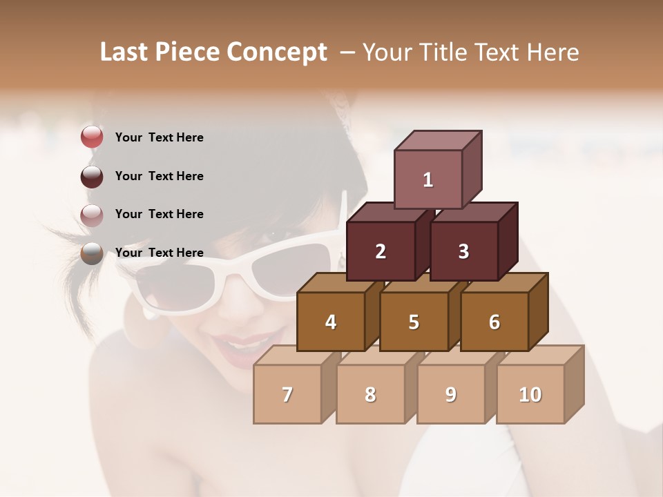 Water Beach White PowerPoint Template