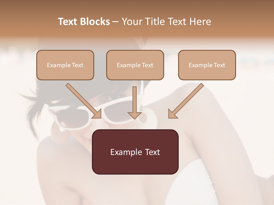 Water Beach White PowerPoint Template