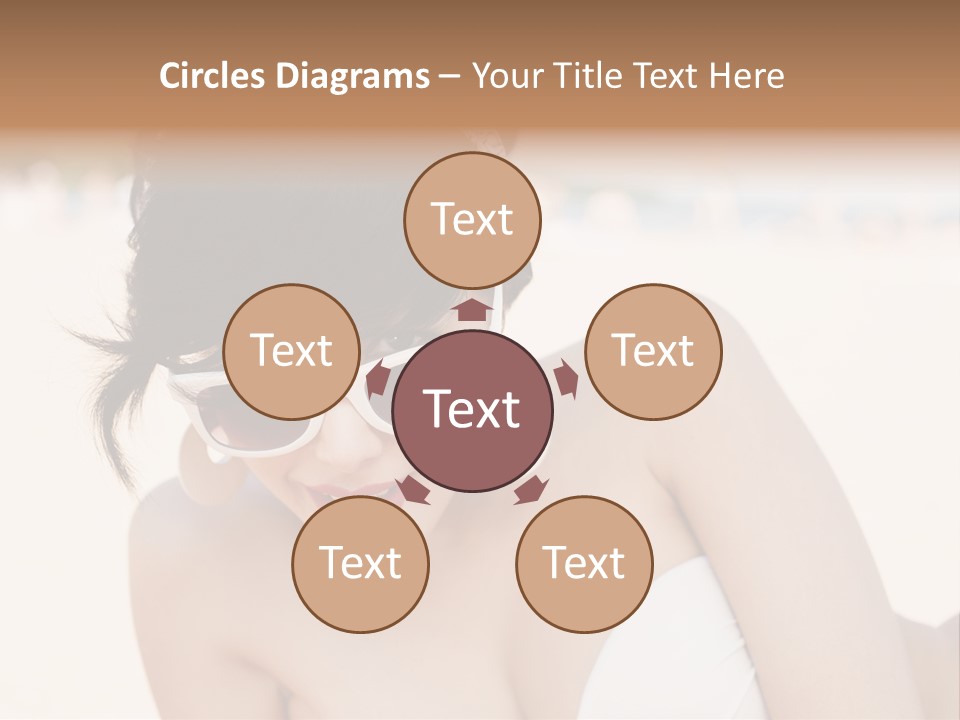 Water Beach White PowerPoint Template