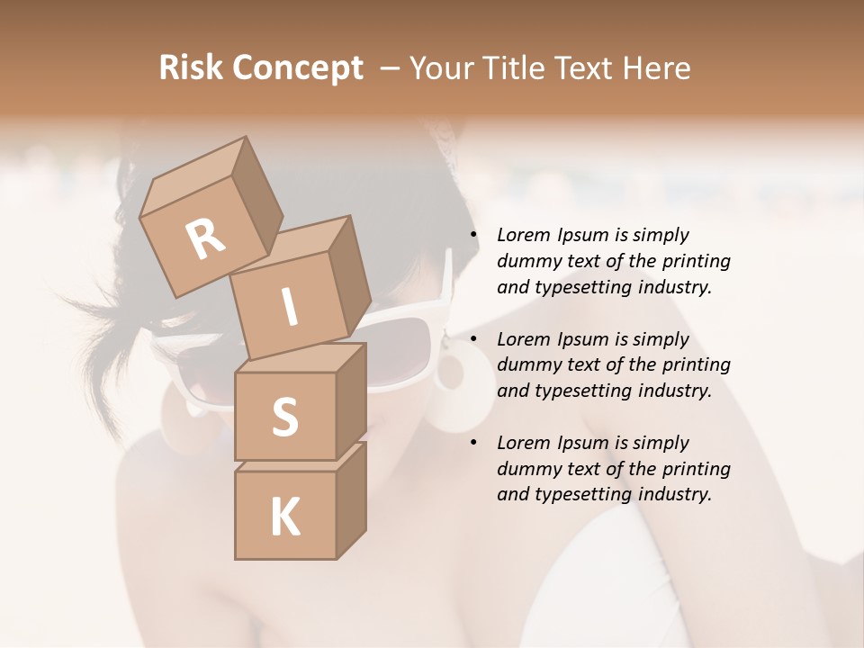 Water Beach White PowerPoint Template