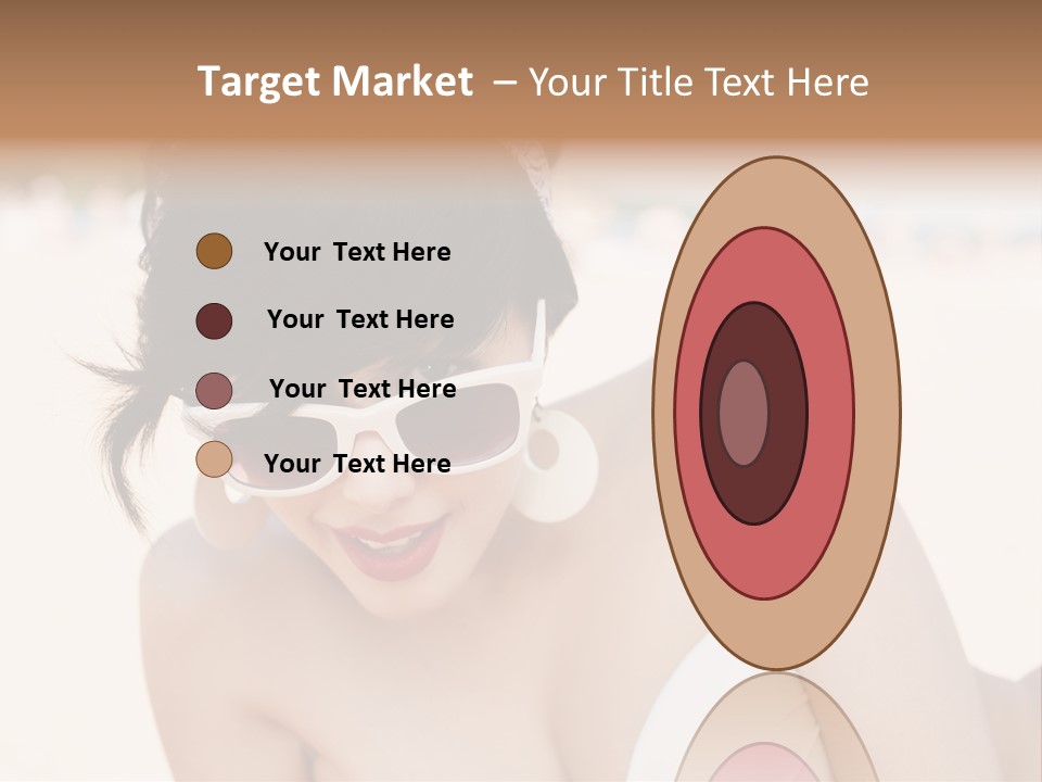 Water Beach White PowerPoint Template