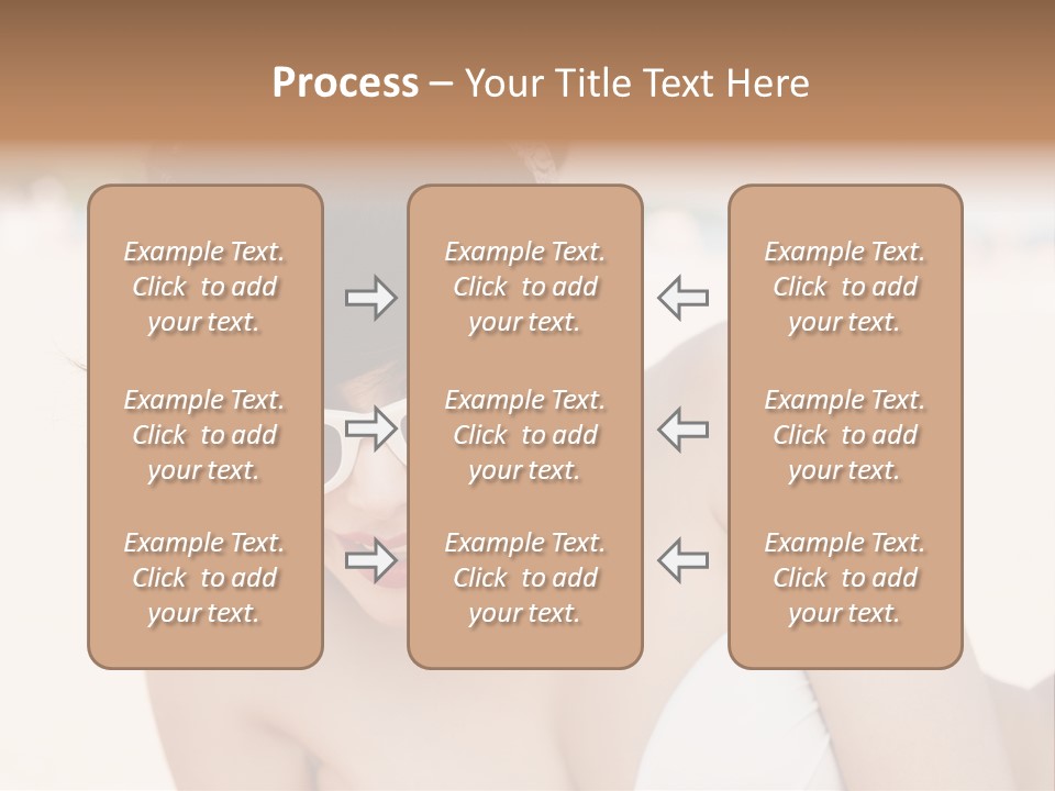 Water Beach White PowerPoint Template