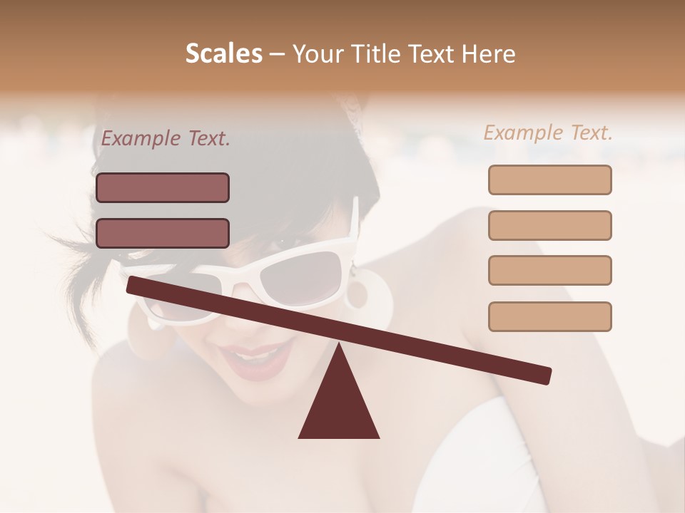 Water Beach White PowerPoint Template